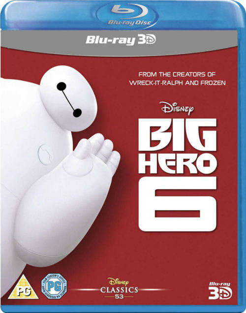Big Hero 6 3D (Blu Ray) Brand New (Sealed)
