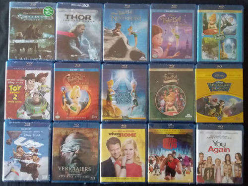 45 x Brand New, Still Sealed, Original, Blu Ray Collection Incl 3D's, Total Retail nearly R 8,000.00