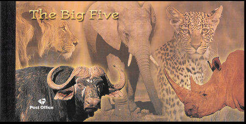 2001 5 x Big 5 Souvenir Booklet no 7