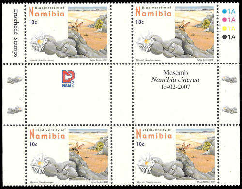 2007 4th Def 10c Interpanneau PROOF block of 4, SACC 541v