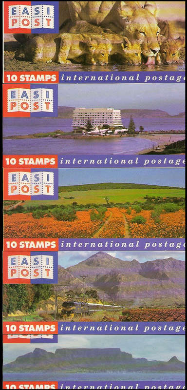 1993 Tourism Booklet set of 5, Scarce as a set