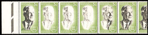 1966 Verwoerd 3c, Partly Missing Brown, RARE!