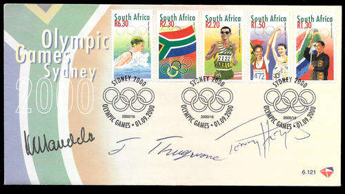 Scarce FDC 6.121 Signed plus Mandela Autopen