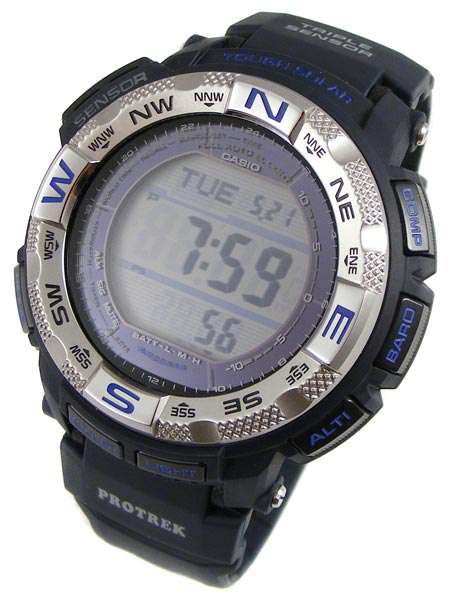 New Model CASIO PROTREK PRG260 3 Sensor Solar - Compass, Barometer, Altimeter, Thermometer!