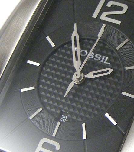 FOSSIL Casual Collection Brushed Stainless Quartz - FS4351
