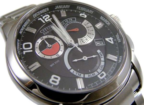 CITIZEN Eco-Drive Perpetual Calendar Sapphire Crystal Complication Alarm