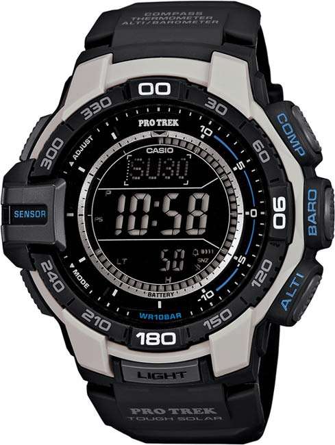 New Model CASIO PROTREK PRG270 3 Sensor Solar - Compass, Barometer, Altimeter, Thermometer!