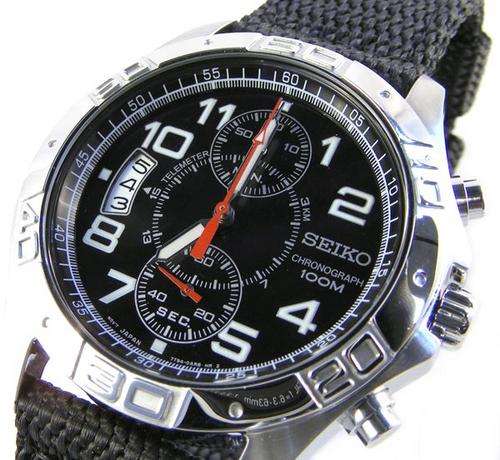 Seiko Telemeter Scrolldate Chrono-Retail Box,manual,warranty!!