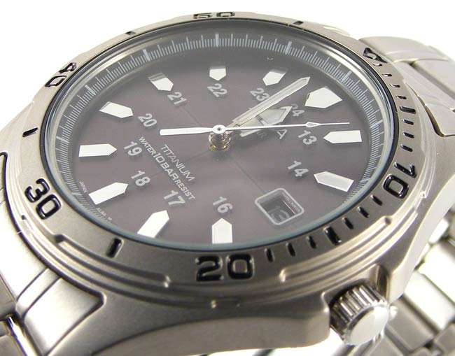 ALBA - SEIKO TITANIUM SOLAR - only 64 gram! Light Powered!
