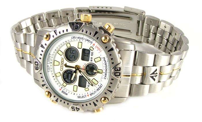CITIZEN PROMASTER Taplight 100m ALARM CHRONO