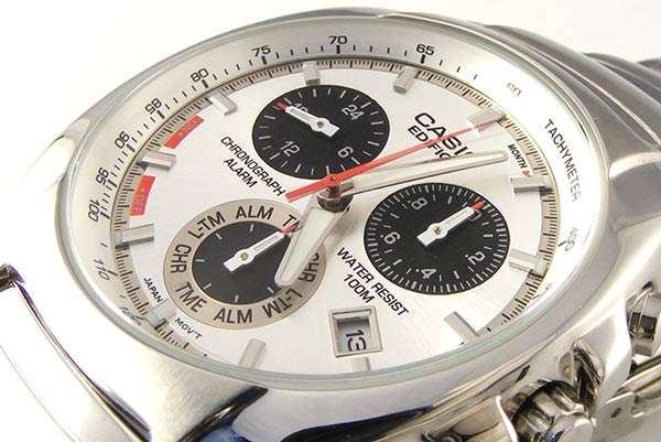 CASIO EDIFICE splitsec Tachymeter Racer Alarm chrono!
