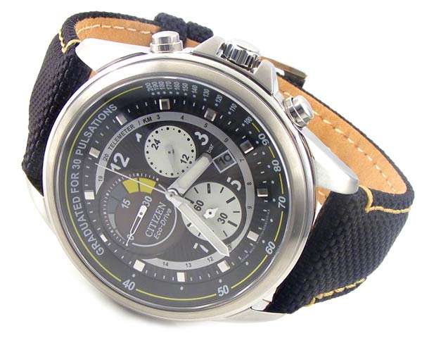 CITIZEN SAPPHIRE Pulsometer Telechrono Eco-Drive!