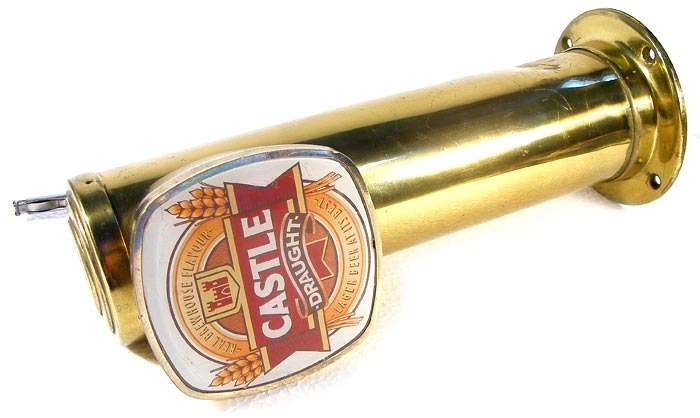 Solid brass CASTLE DRAUGHT TAP for your bar!!