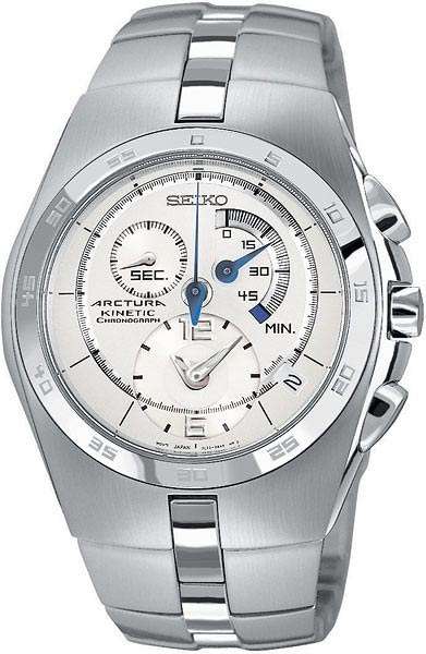 **R8499** SEIKO ARCTURA KINETIC SAPPHIRE Chronograph!