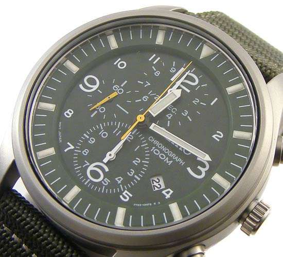 SEIKO "Desert Storm" Military Nylon 1/20 Chronograph