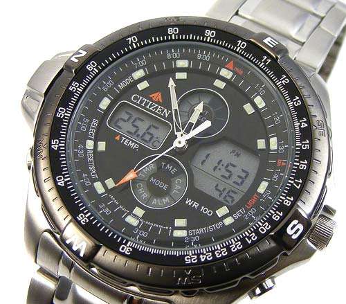 NEW CITIZEN PROMASTER PROCOMBO Thermometer alarm Chronograph