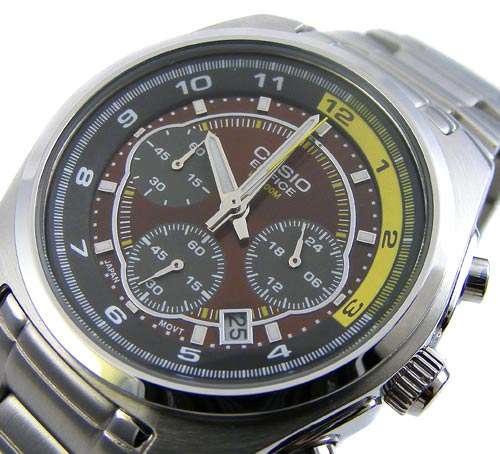 CASIO EDIFICE Sunray dial 100m Full s/s 24 Hour Chronograph