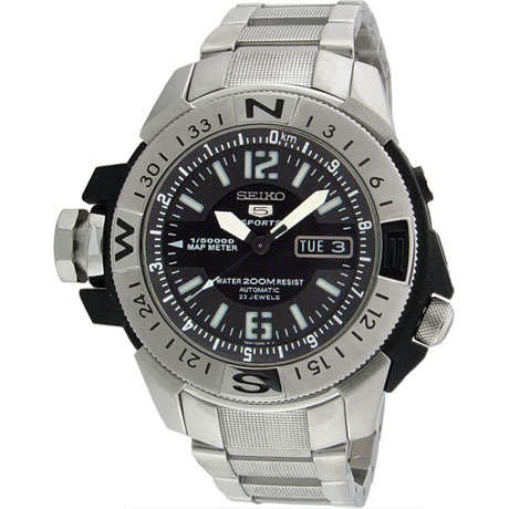 SEIKO SPORT ULTRA TOUGH Map Meter Compass Bezel 200m Automatic