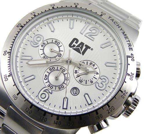 AWESOME CATERPILLAR COSMOFIT Stainless Steel Gents Tachymeter Chronograph!!!!