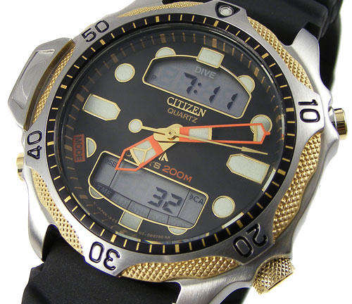 NEW CITIZEN AQUALAND II PRO SCUBA DIVER R6299 RRP - Depth, Dive Log, Temp etc.