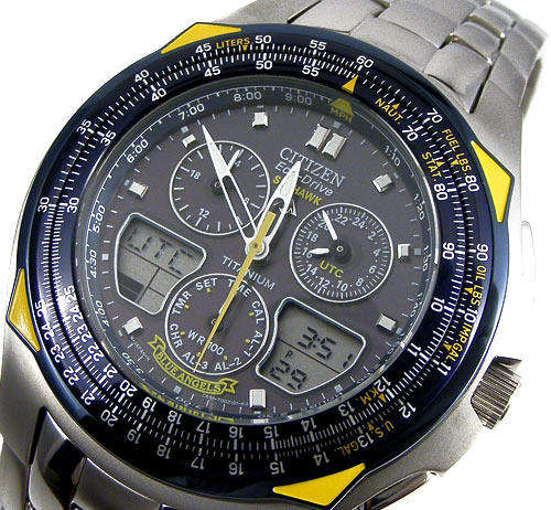 New Citizen SkyHawk Blue Angels Titanium Eco-Drive Aviation Collector's edition!