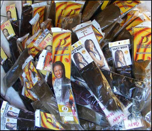 Huge lot 88 Hair Braids, Extensions, Hair pieces - Brown, Black, Blond!
