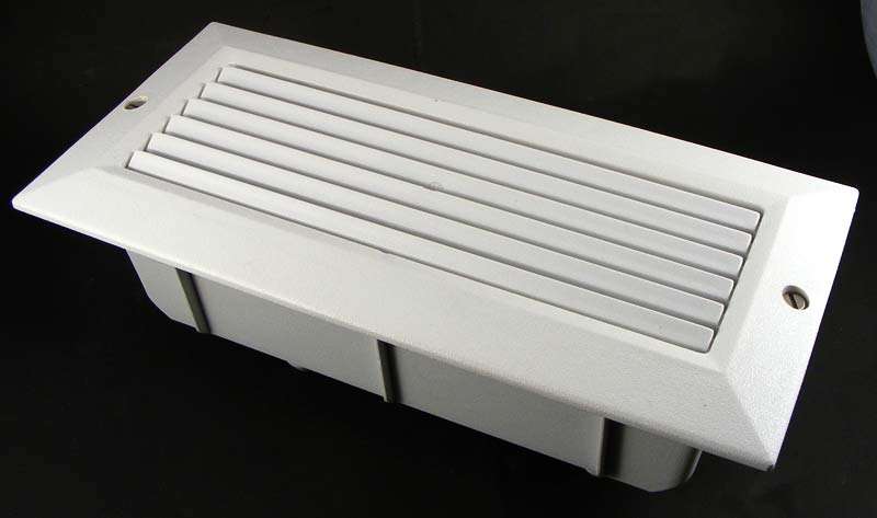 Outdoor Louvre White ABS Garden Outdoor Pathway Light- Built in converter for Flourescent lamps