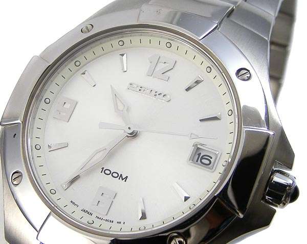SALE PRICE! SEIKO COUTURA 100m ULTRA SCRATCH RESISTANT Sapphire Crystal Date