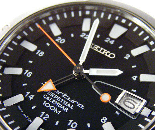 Rare Model SEIKO SPORTURA Perpetual Calendar Dual Time Zone - Sapphire Crystal