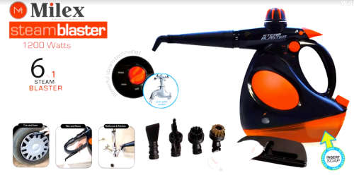 Milex Steam Blaster (1200W) Homemark 6-in-1 with Detergent Dispenser