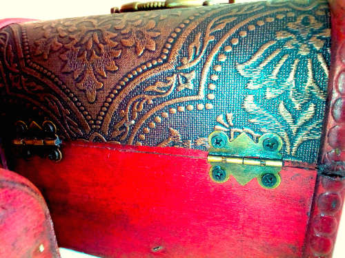 3Pcs Vintage Style Treasure Chest, Wooden Jewellery Box, Storage Gift Case, Quality - (S,M,L)