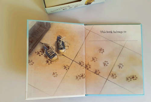 Muddy Paws Book and Cuddly Puppy - Brand New