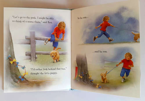 Muddy Paws Book and Cuddly Puppy - Brand New