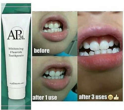 Whitening Fluoride Toothpaste AP 24