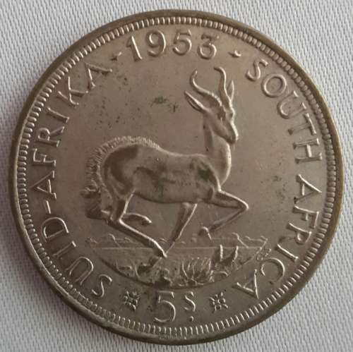 Union 5 Shillings 1953