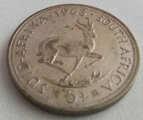 Union 5 Shillings 1953