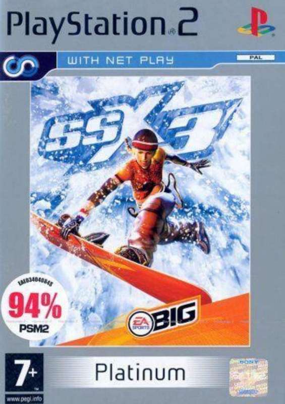 PS2 SSX 3 SNOW BOARDING