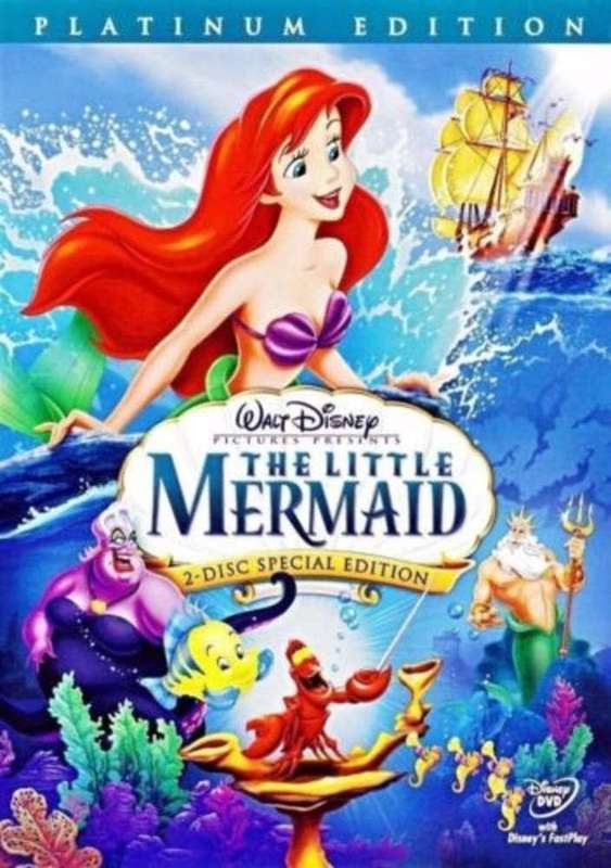 Disney`s `The Little Mermaid` DVD!