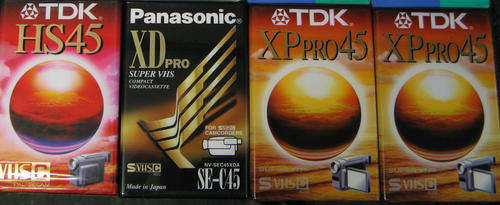 Blank VHS-C Tapes
