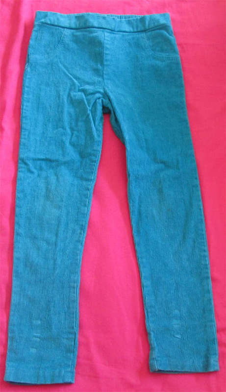 Blue Stretch Corduroy Pants - 5-6Years