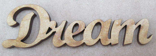 The Velvet Attic - Wood blank laser cutout  - Dream