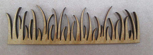 The Velvet Attic - Wood blank laser cutout  - Grass