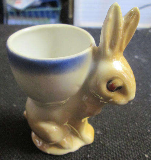1 Ceramic Bunny Eggcup