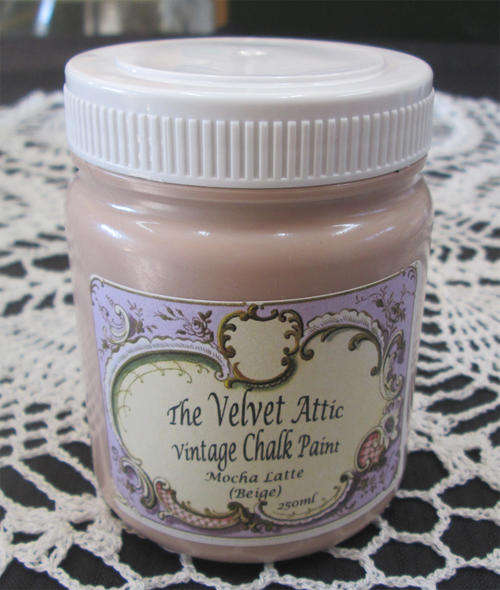 The Velvet Attic - Vintage Chalk Paint 250ml - Mocha Latte (Beige)