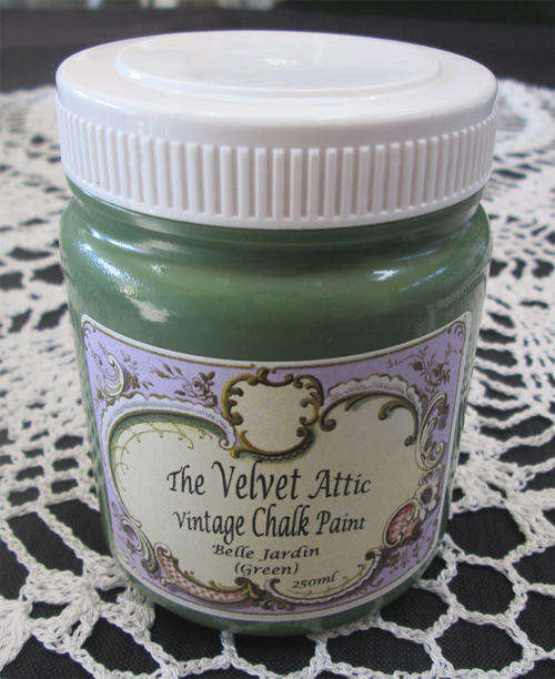 The Velvet Attic - Vintage Chalk Paint 250ml - Belle Jardin (Green)