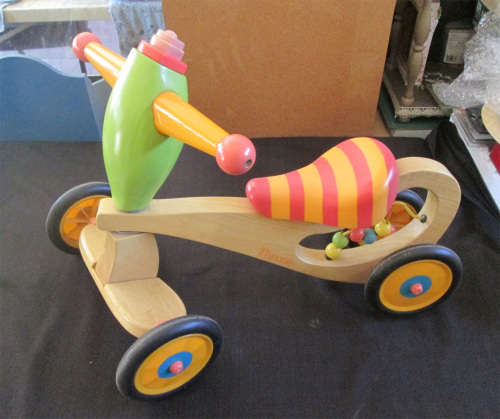 Imported Parents Magazine - Wooden Hog-Wild Ride On Tricycle for Toddlers