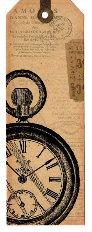 The Velvet Attic - Vintage Card Tags - 4.8cm x 14.2cm