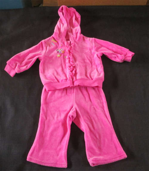 Wooliesbabes - 3-6 months - 2 Piece - Pink Tracksuit