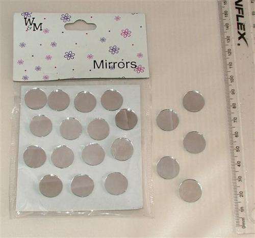The Velvet Attic - Wilson & Maclagan - Mirror Pack of 20 - Round - 1.5cm
