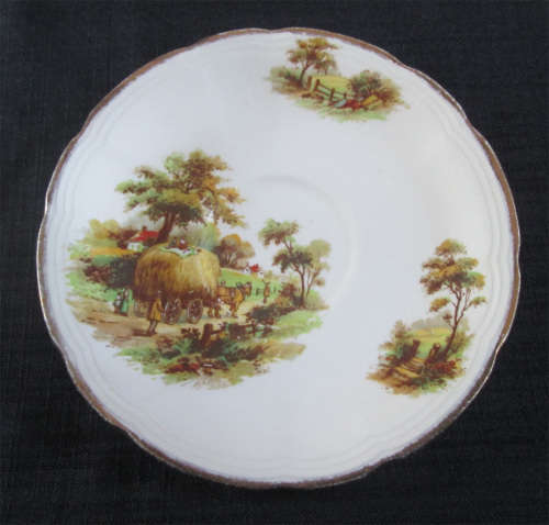 Alfred Meakin Saucer - Hayride 1940's